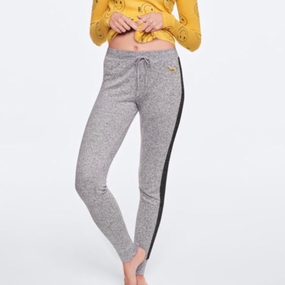 VS PINK  I  Cozy Heather Gray Lounge Jogger Pants